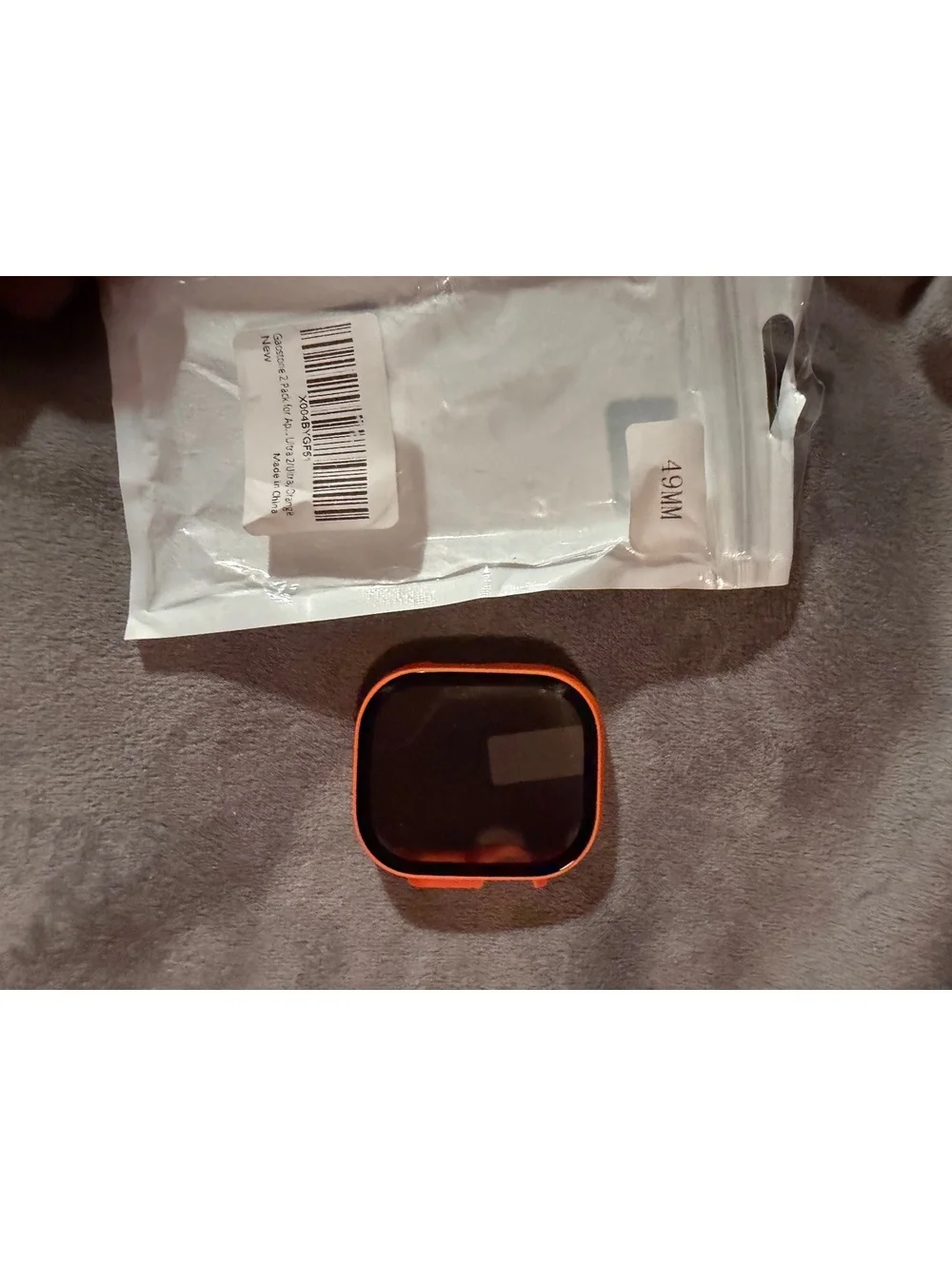 Orange Protective Case Cover for 49mm Smartwatch